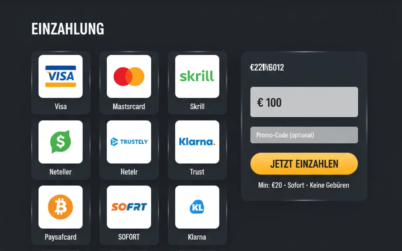 Zahlungsmethoden und Auszahlungen – GDF Play